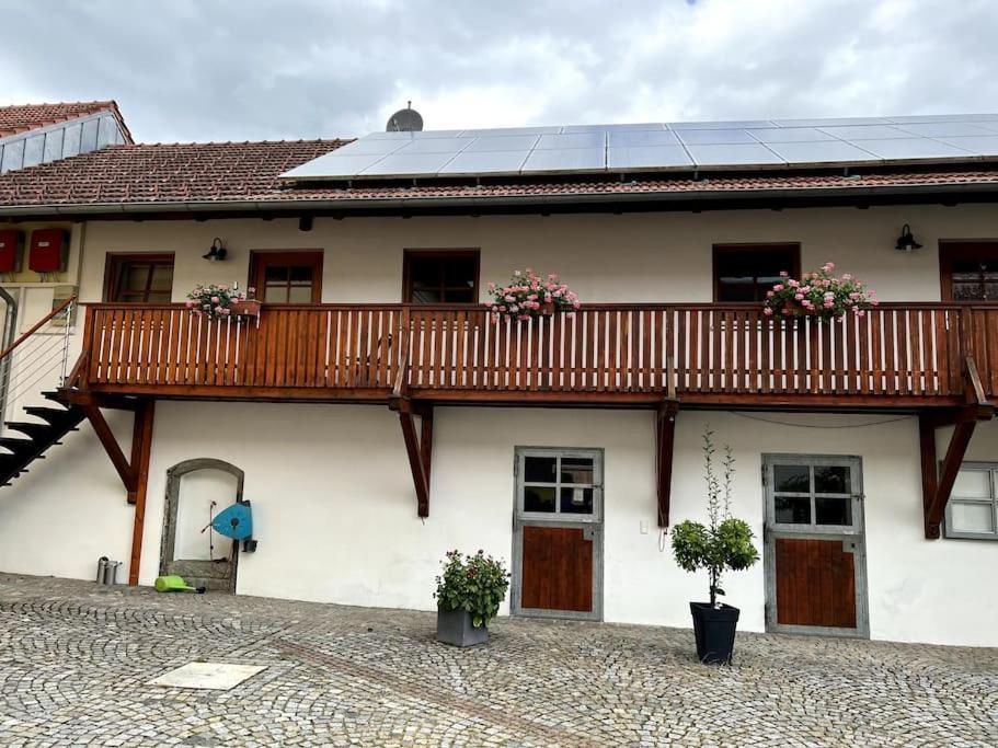 Ferienwohnung Vierseithof Eging Exteriér fotografie